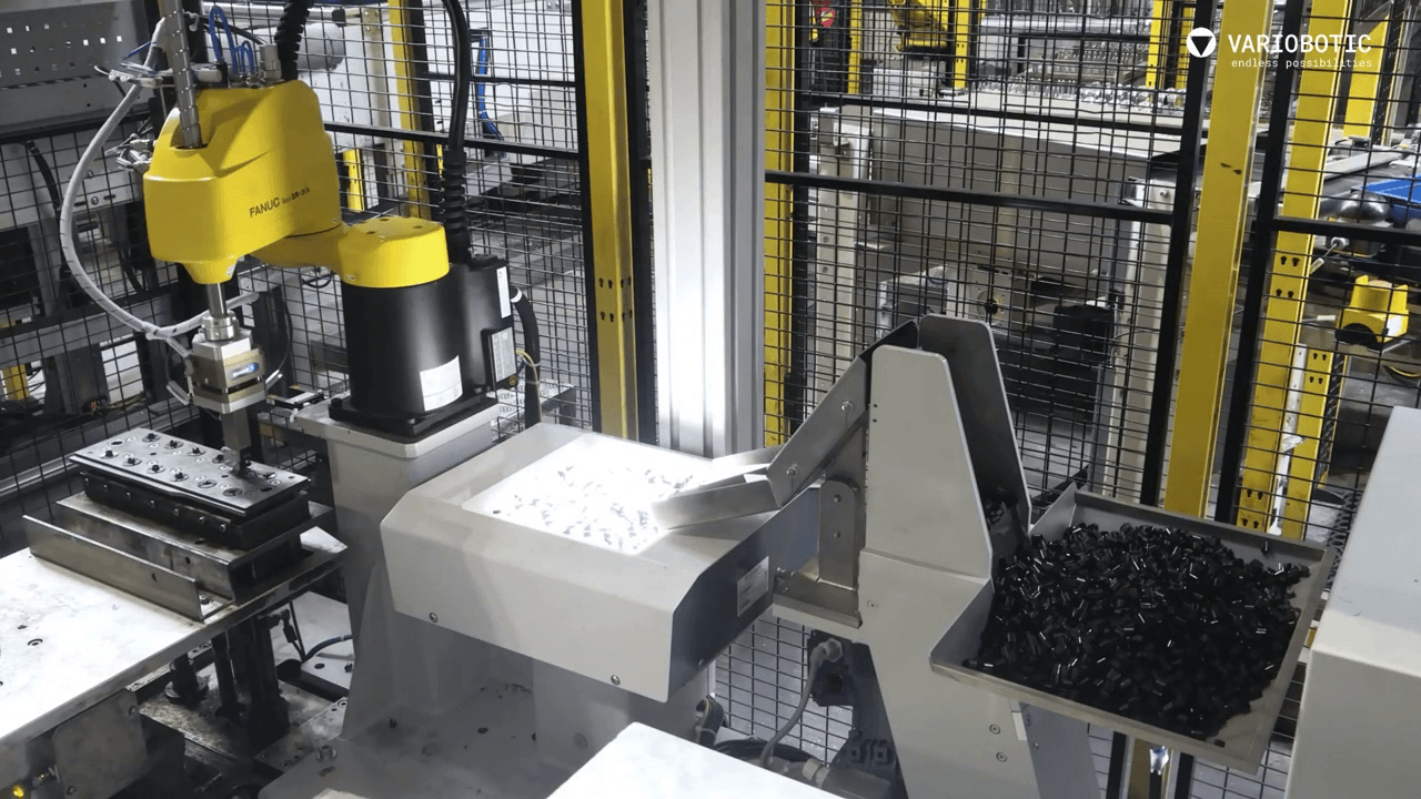 Pick and Place mit dem Varioshaker 270 und einem FANUC Roboter