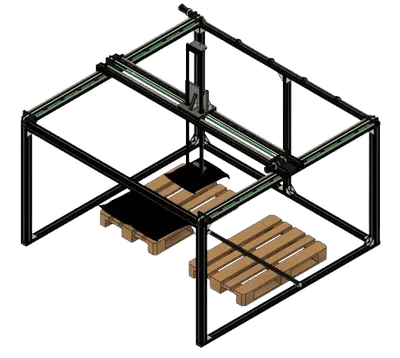 Room gantry robot | up to 25Kg Payload